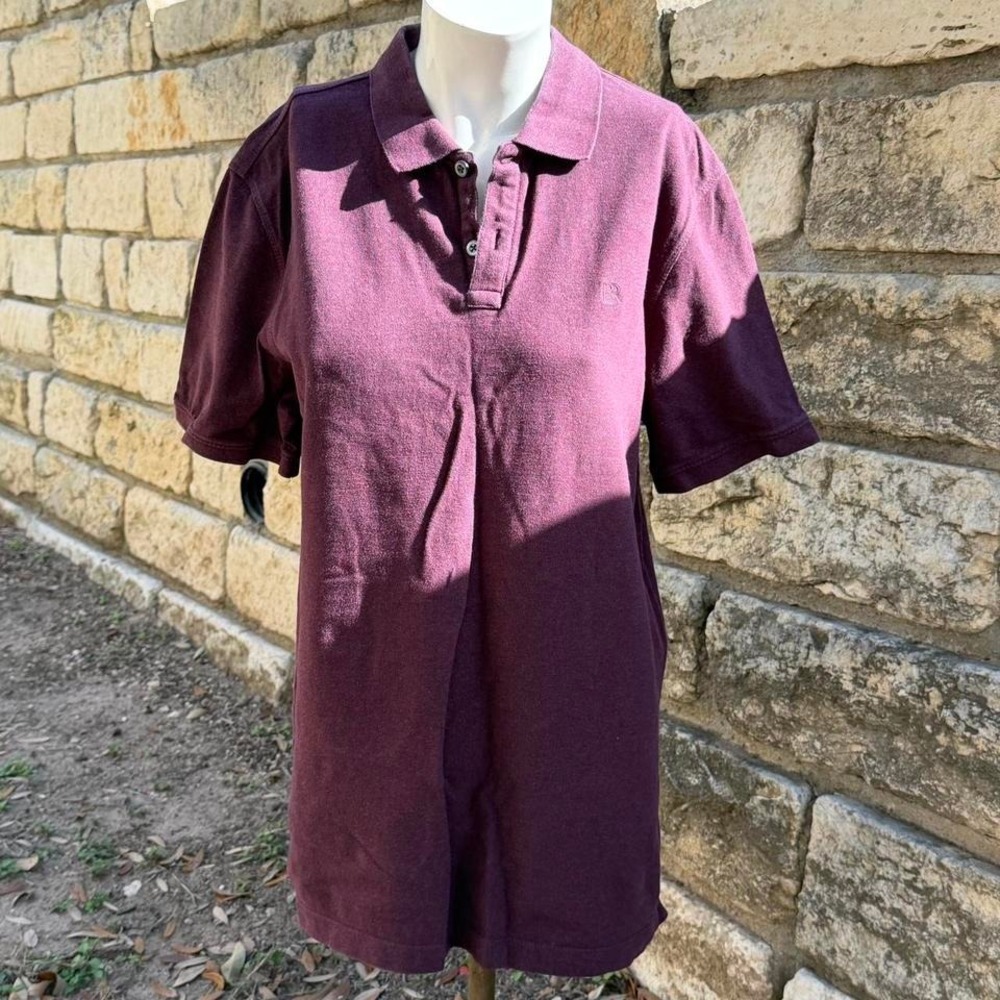 Banana Republic burgundy polo shirt Size L